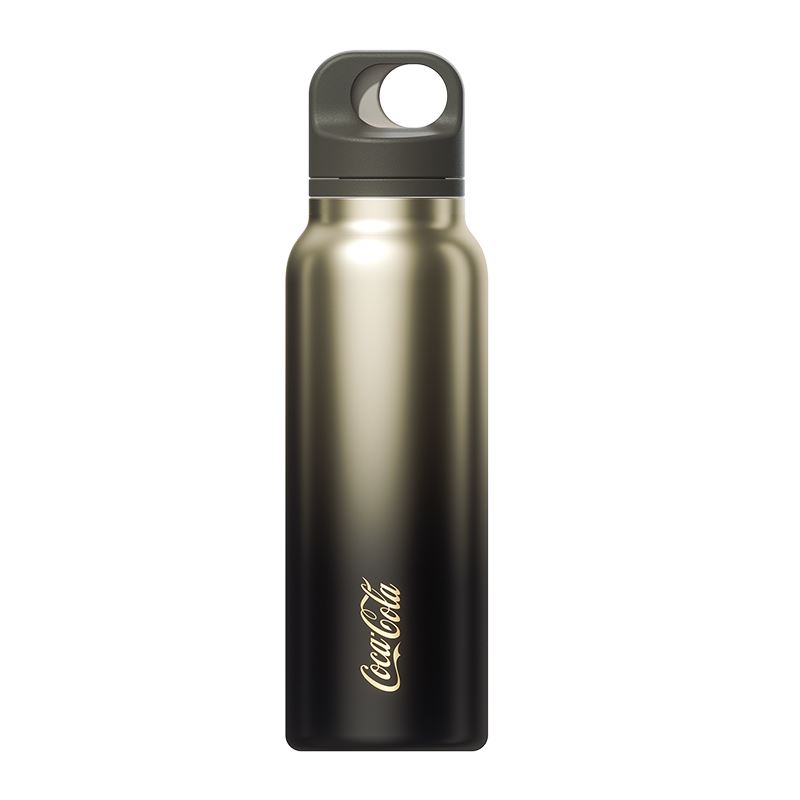 Ly giữ nhiệt inox 600 ml Nhẫn Coca Cola GERM GE-CK24AW-B96 Màu Đen