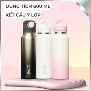 Ly giữ nhiệt inox 600 ml Nhẫn Coca Cola GERM GE-CK24AW-B96