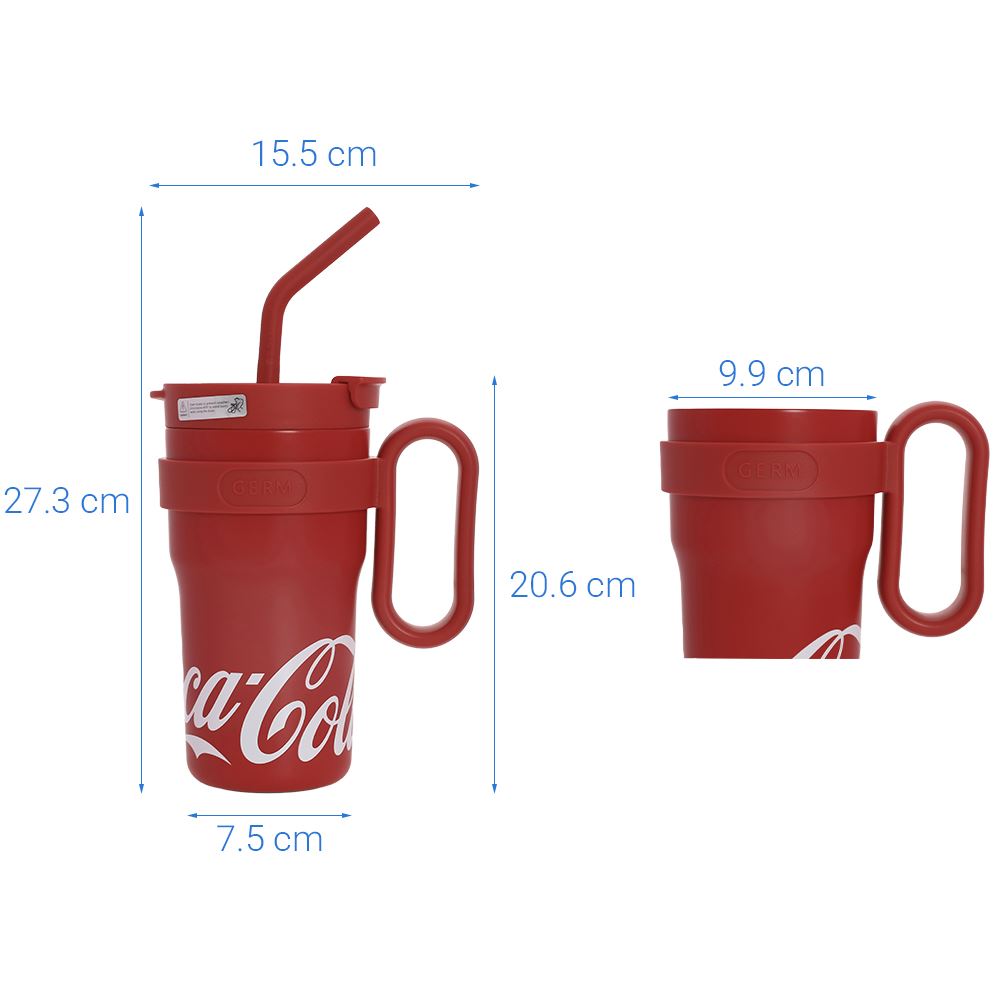 Ly giữ nhiệt inox 750 ml Ice Box Coca Cola GERM GE-CK23AW-B63 Màu Đỏ