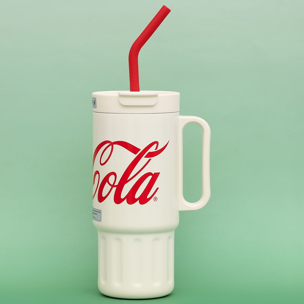 Ly giữ nhiệt inox 1200 ml Ice Box Coca Cola GERM GE-CK23AW-B71 Màu Trắng