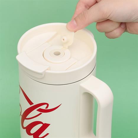 Ly giữ nhiệt inox 1200 ml Ice Box Coca Cola GERM GE-CK23AW-B71 Màu Trắng