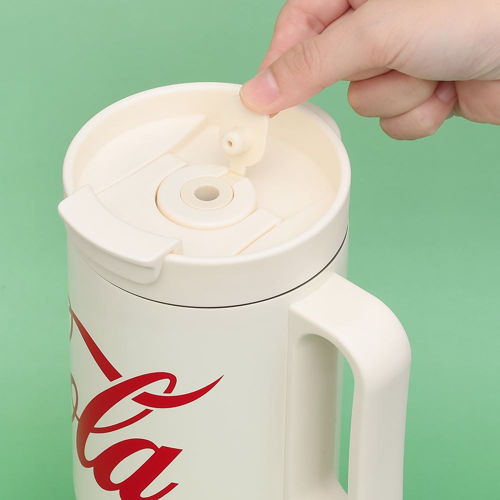 Ly giữ nhiệt inox 1200 ml Ice Box Coca Cola GERM GE-CK23AW-B71 Màu Trắng