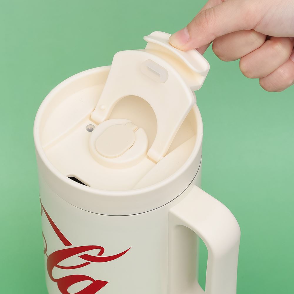 Ly giữ nhiệt inox 1200 ml Ice Box Coca Cola GERM GE-CK23AW-B71 Màu Trắng