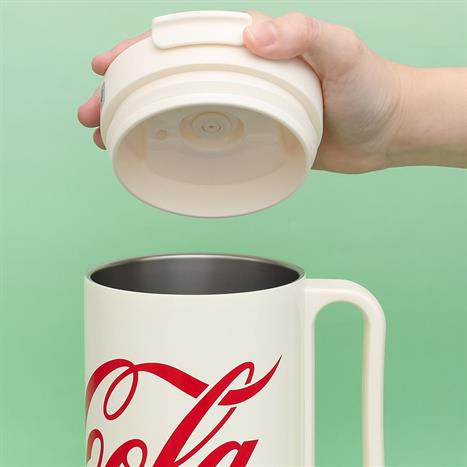 Ly giữ nhiệt inox 1200 ml Ice Box Coca Cola GERM GE-CK23AW-B71 Màu Trắng