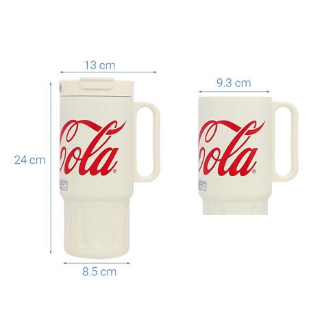 Ly giữ nhiệt inox 1200 ml Ice Box Coca Cola GERM GE-CK23AW-B71 Màu Trắng