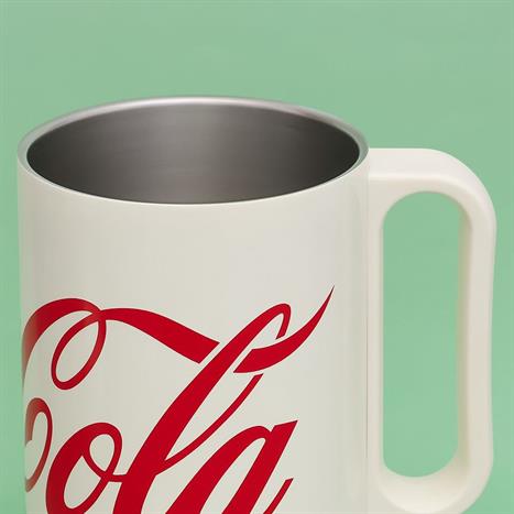 Ly giữ nhiệt inox 1200 ml Ice Box Coca Cola GERM GE-CK23AW-B71 Màu Trắng