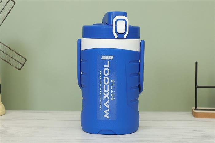 Bình giữ nhiệt nhựa 1000 ml Duy Tân Maxcool Màu Xanh dương đậm