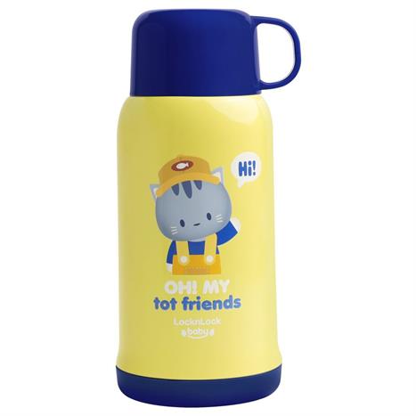 Bình giữ nhiệt inox 550 ml LocknLock LHC1475LYEL Màu Vàng - Xanh dương