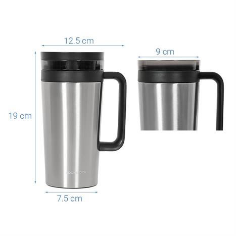 Ly giữ nhiệt inox 580 ml Lock&Lock LHC4197SLV Màu Bạc