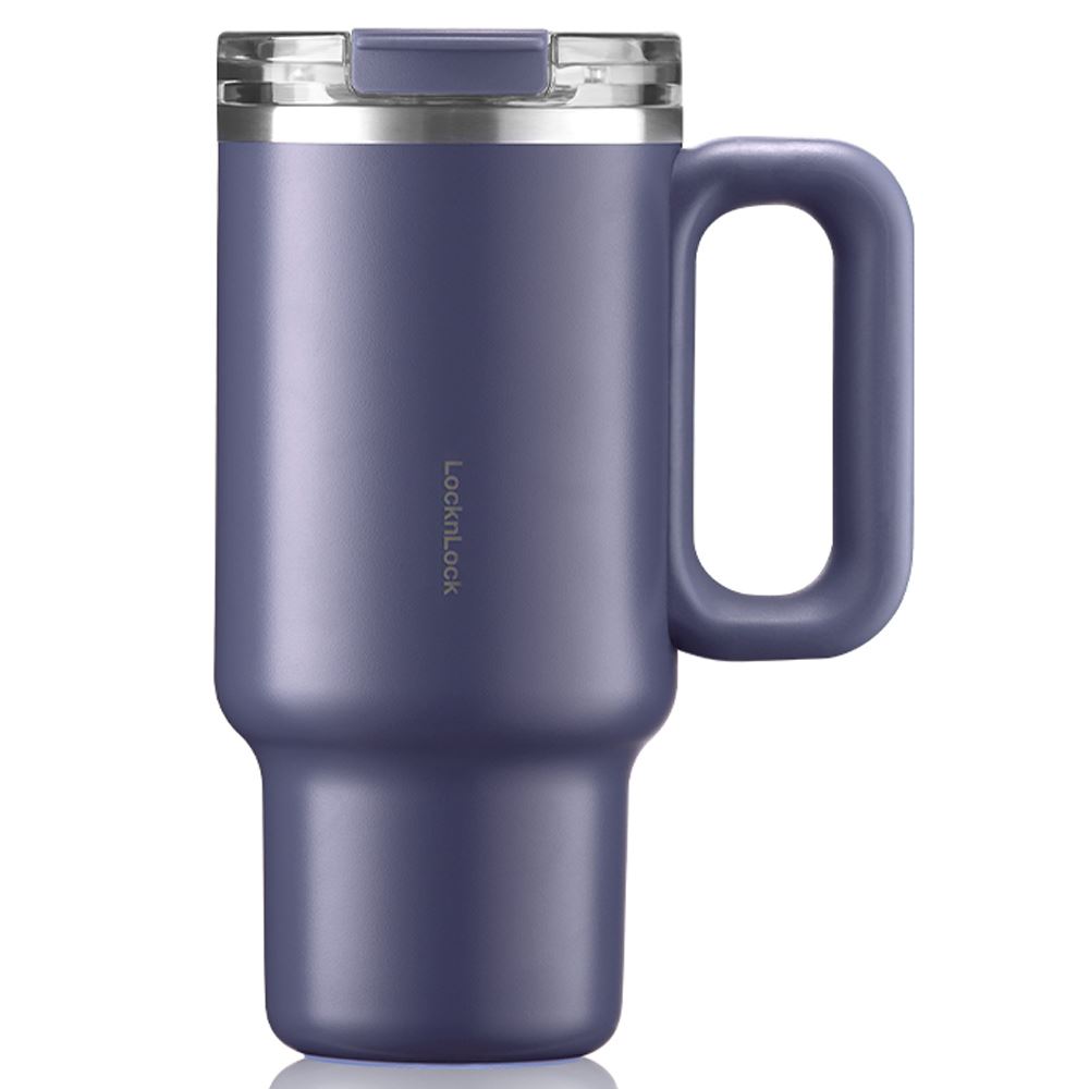Bình giữ nhiệt Inox 900 ml Lock&Lock Balance Grip LHC4397NVY Màu Xanh Dương