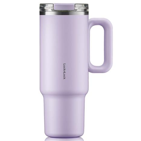 Bình giữ nhiệt Inox 1200 ml Lock&Lock Balance Grip LHC4398LVOL Màu Tím