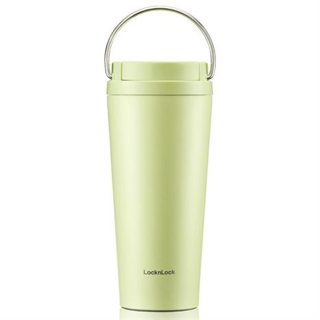 Bình giữ nhiệt Inox 550 ml Lock&Lock Bucket One Touch LHC3345GRN