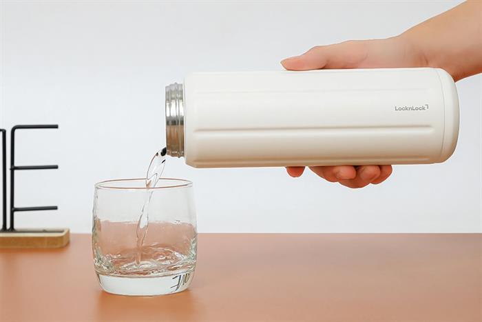 Bình giữ nhiệt Inox 630 ml SLO Ultralight Tumbler Lock&Lock SLO LHC4427WHT Màu Trắng