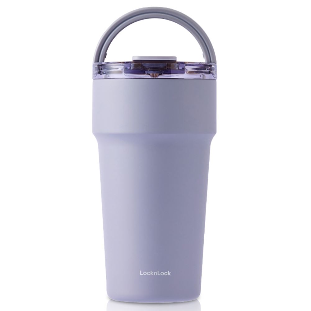 Bình giữ nhiệt Inox 710 ml Lock&Lock Metro Cafe Top Handle LHC4416GRP Màu Tím