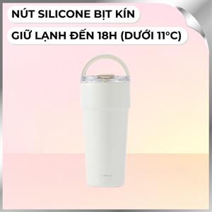 Bình giữ nhiệt nóng lạnh Inox 900 ml Lock&Lock LHC4419WHT