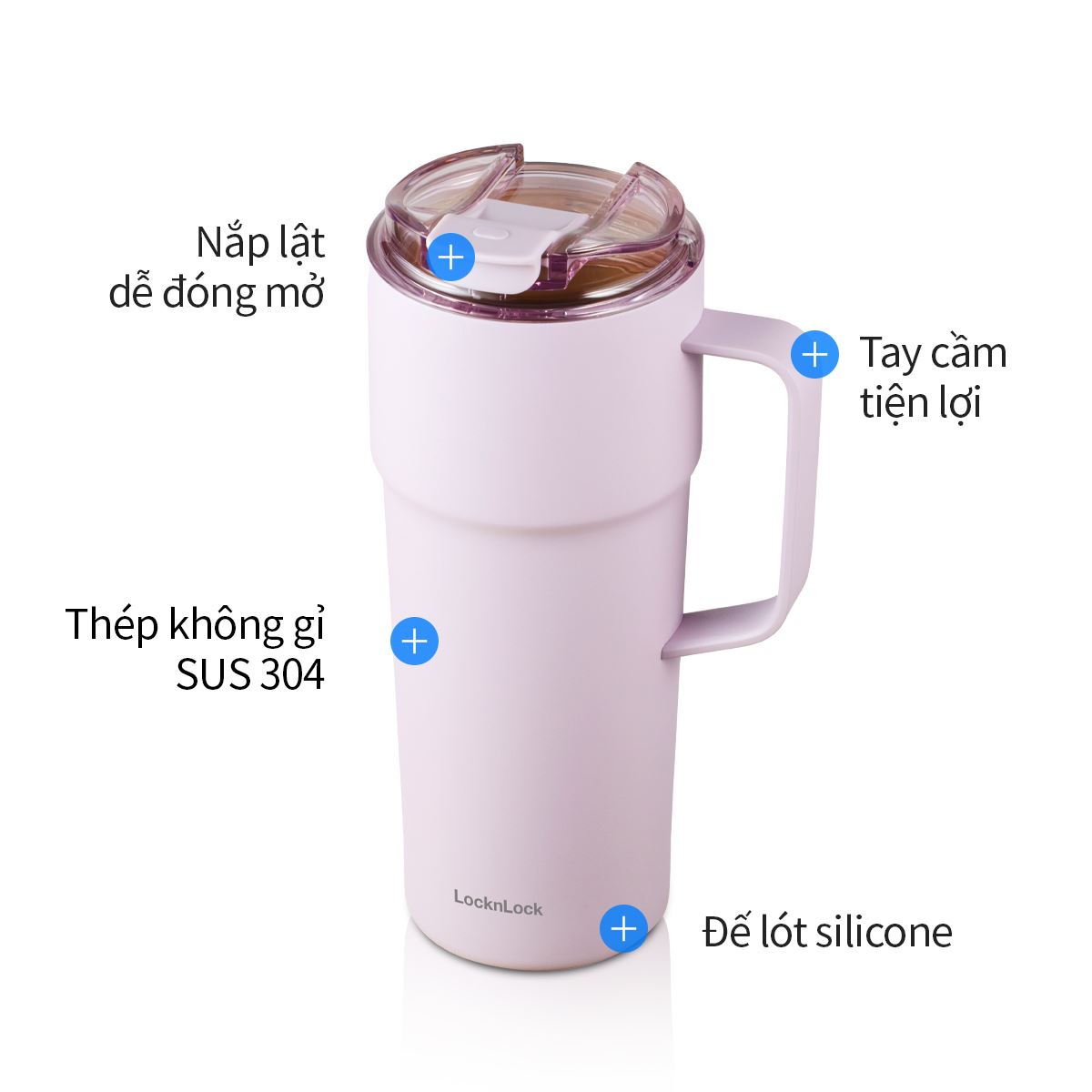 Bình giữ nhiệt Inox 750 ml Lock&Lock Metro Cafe Handle LHC4418LVOL - 3