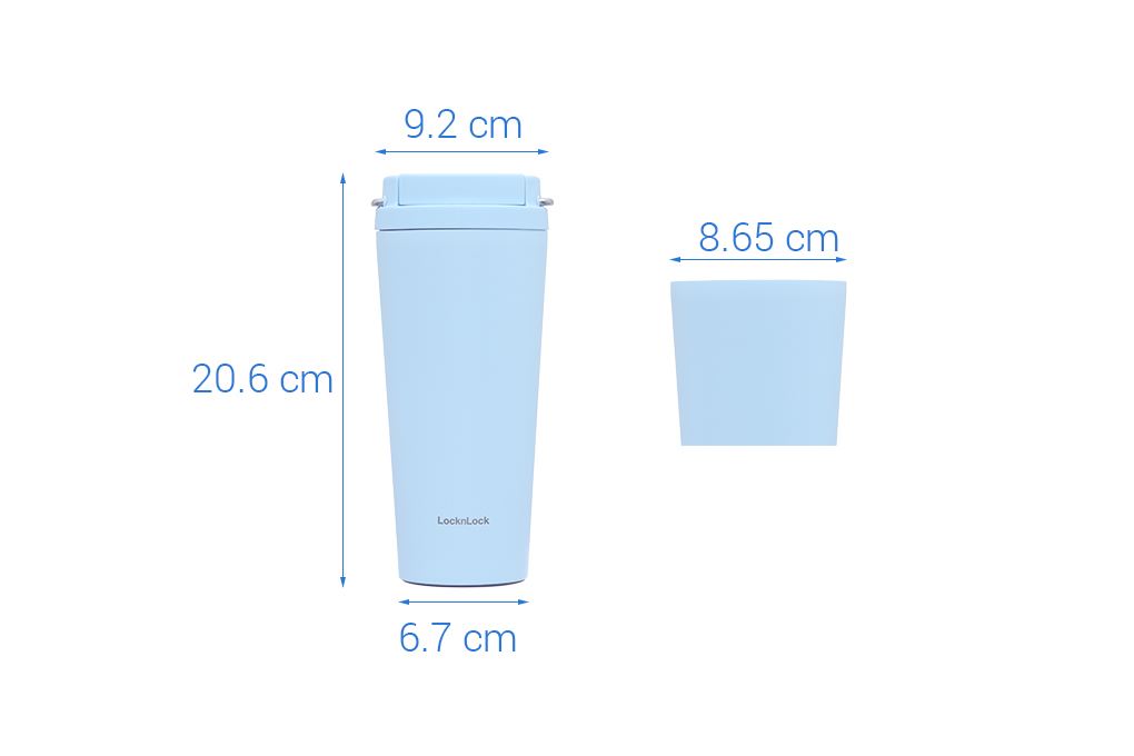 Ly giữ nhiệt Inox 550ml Lock&Lock LHC3345BLU Màu Xanh Da Trời