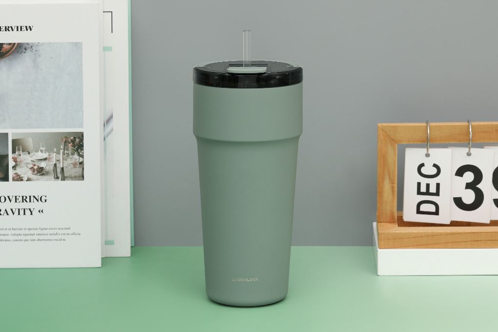 Ly giữ nhiệt Inox 900ml Lock&Lock LHC4419KKI Màu Xanh lá
