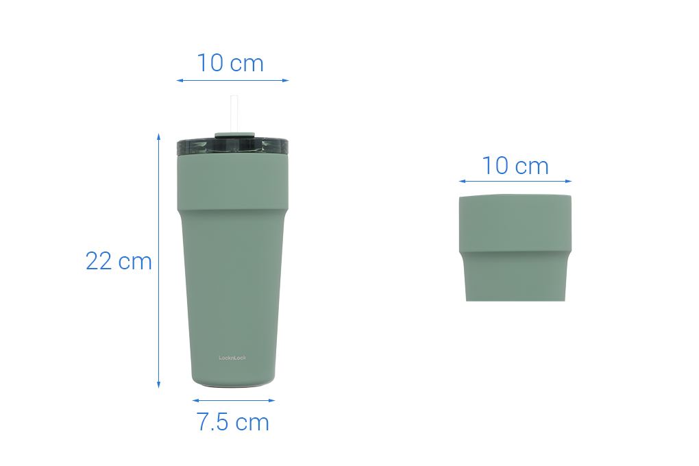 Ly giữ nhiệt Inox 900ml Lock&Lock LHC4419KKI Màu Xanh lá