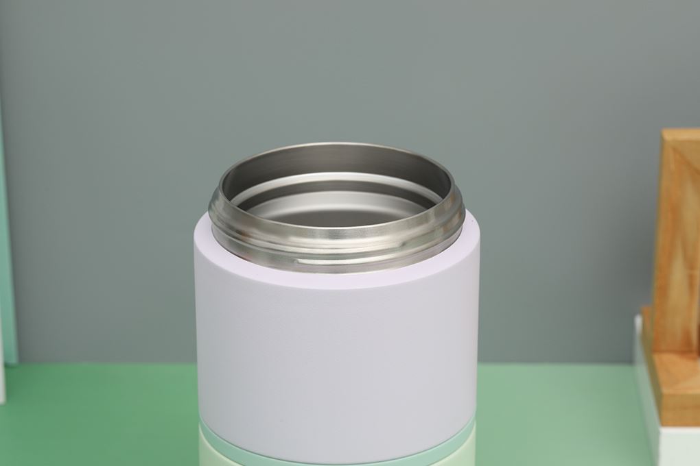 Bộ 2 hộp cơm giữ nhiệt Inox 330, 520 ml Lock&Lock LHC8055VOL Màu Xanh lá - Tím