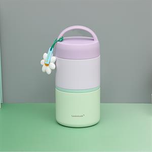 Hộp thức ăn giữ nhiệt Inox 330 ml - 520ml Lock&Lock LHC8055VOL