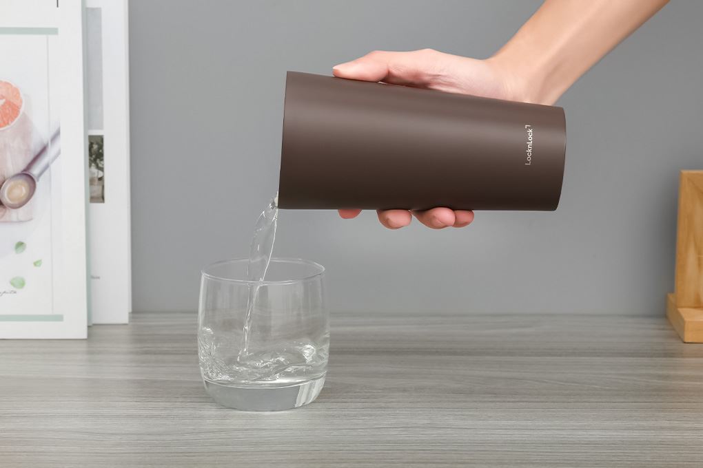 Ly giữ nhiệt Inox 550 ml Lock&Lock LHC3414DBRW Màu Nâu đậm