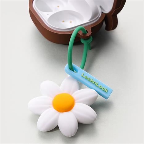 Móc khoá nhựa Flower Lock&Lock TLL095WHT Màu Trắng