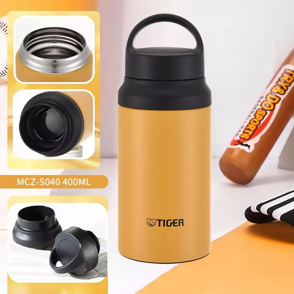 Bình giữ nhiệt Inox 400 ml Tiger MCZ-S040 YEV Màu vàng