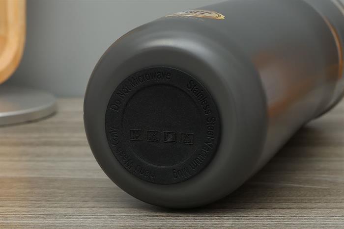 Bình giữ nhiệt Inox 500 ml Delites A213 Màu Xám đậm