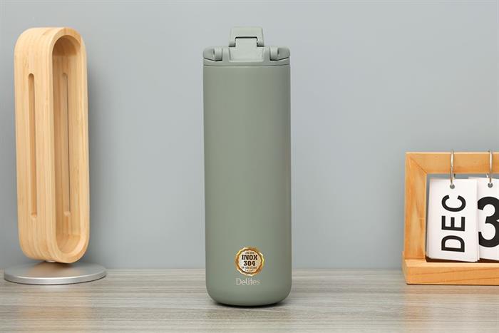 Bình giữ nhiệt Inox 600 ml Delites Y71 Màu Xanh lá