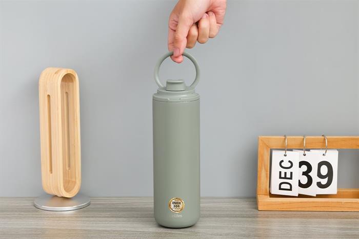 Bình giữ nhiệt Inox 600 ml Delites Y71 Màu Xanh lá