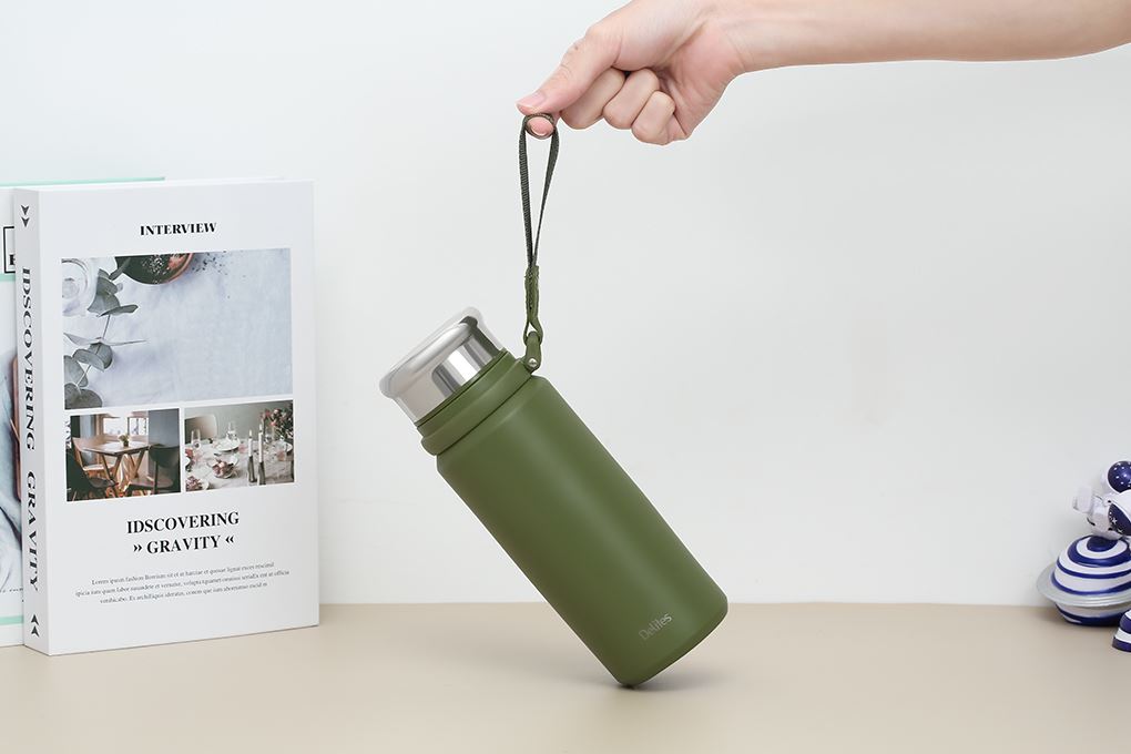 Bình giữ nhiệt Inox 650 ml Delites XB-24113 Màu Xanh lá