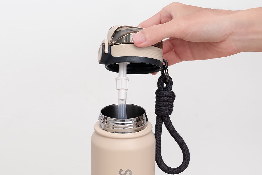 Bình giữ nhiệt Inox 700 ml Delites XB-24128 Màu Nâu