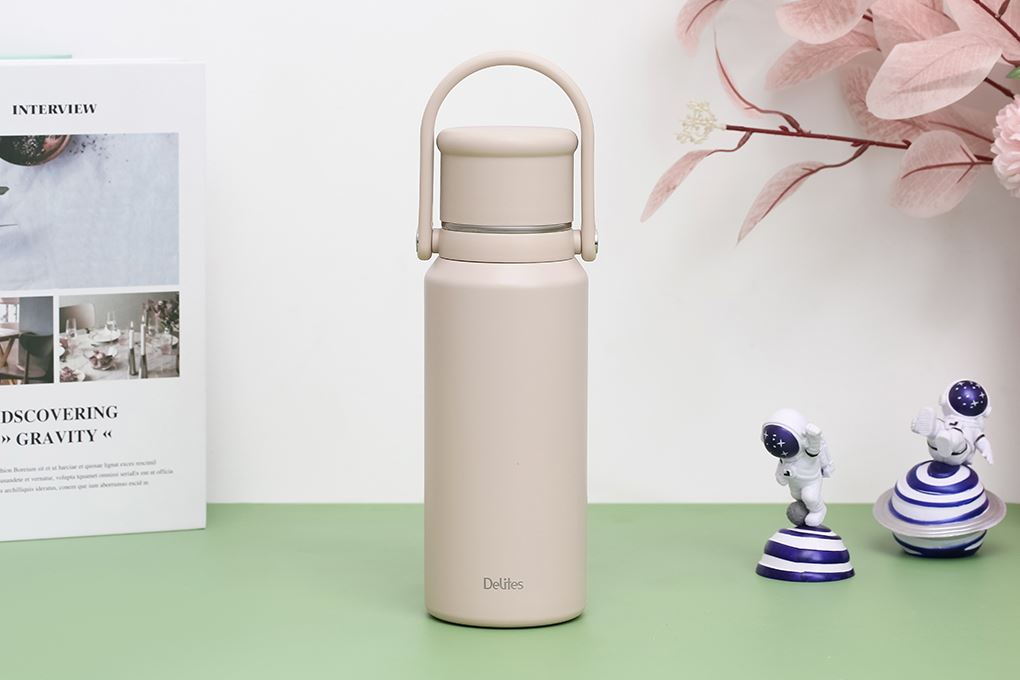 Bình giữ nhiệt Inox 770 ml Delites XB-24145 Màu Nâu nhạt