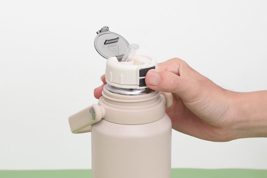 Bình giữ nhiệt Inox 770 ml Delites XB-24145 Màu Nâu nhạt