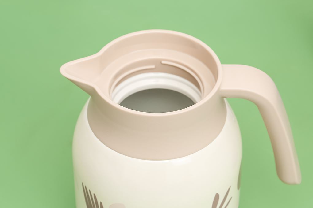 Bình giữ nhiệt Inox phủ ceramic 1200 ml Delites XB-24182 Màu Màu be