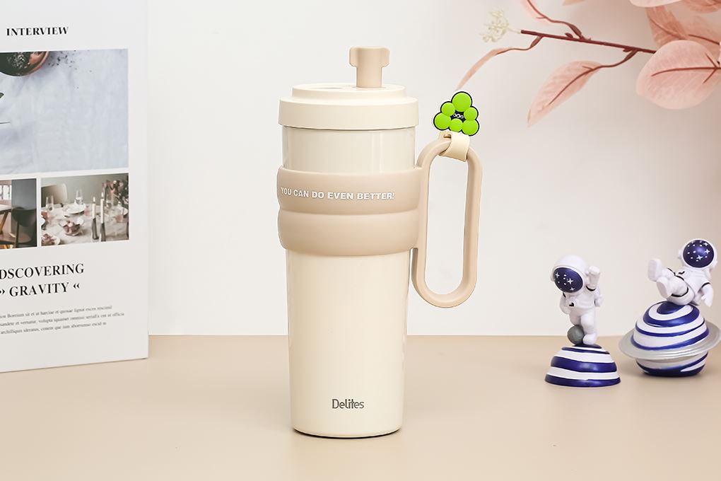 Ly giữ nhiệt Inox phủ ceramic 750 ml Delites XB-24193 Màu Màu be