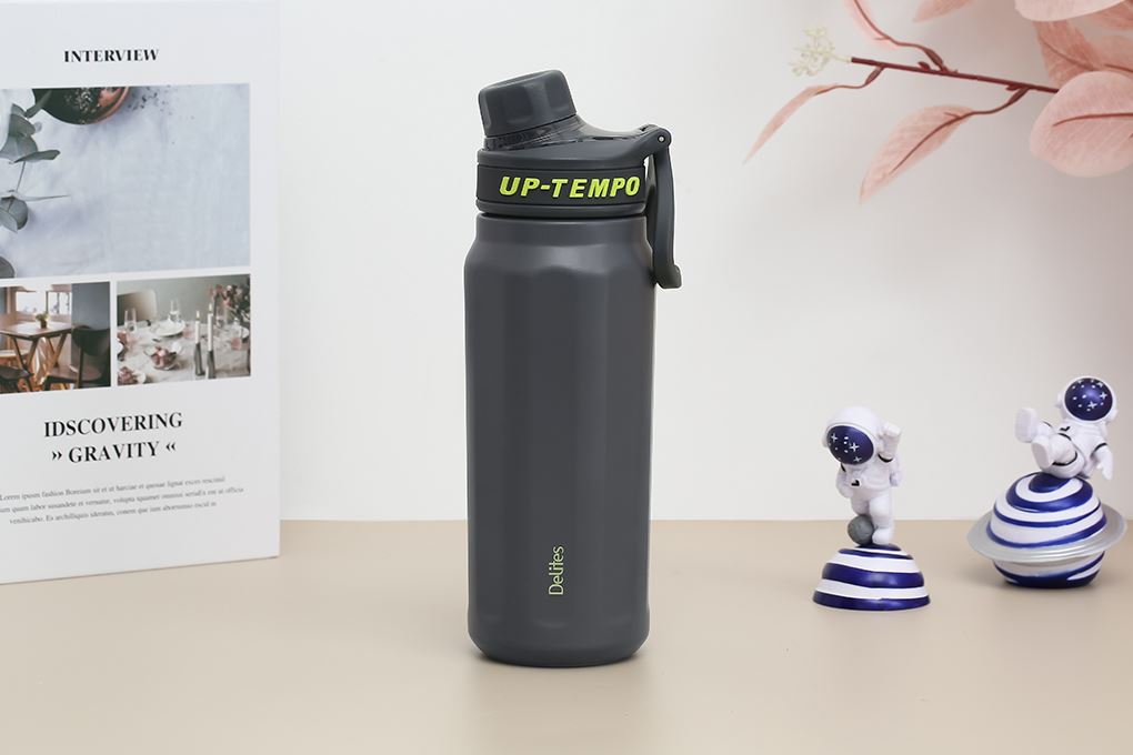 Bình giữ nhiệt Inox 670 ml Delites DB-23650 Màu Xám đậm