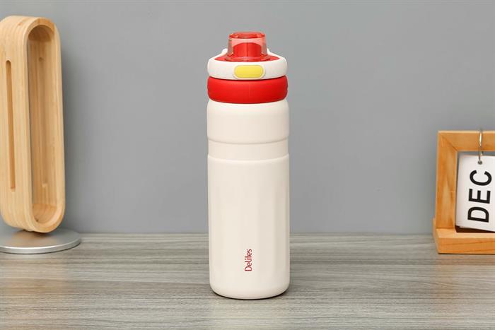 Bình giữ nhiệt Inox 560 ml Delites XB-25108 Màu Trắng - Đỏ