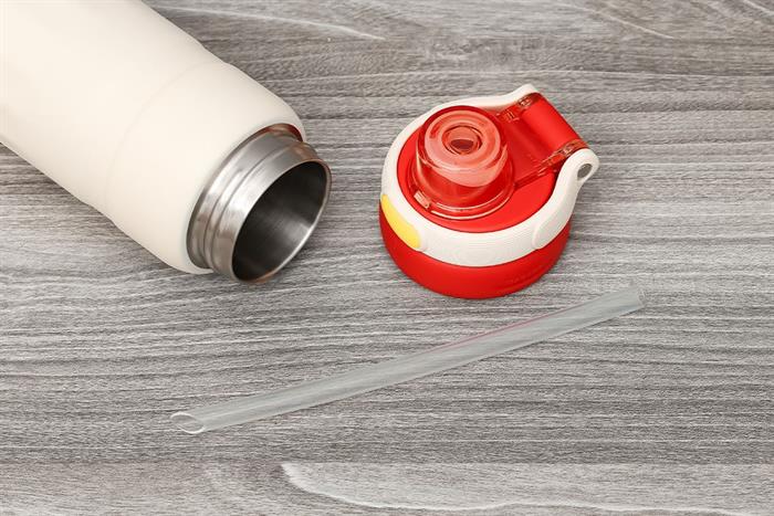 Bình giữ nhiệt Inox 560 ml Delites XB-25108 Màu Trắng - Đỏ