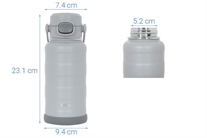 Bình giữ nhiệt Inox 800 ml Delites XB-25153 Màu Xám