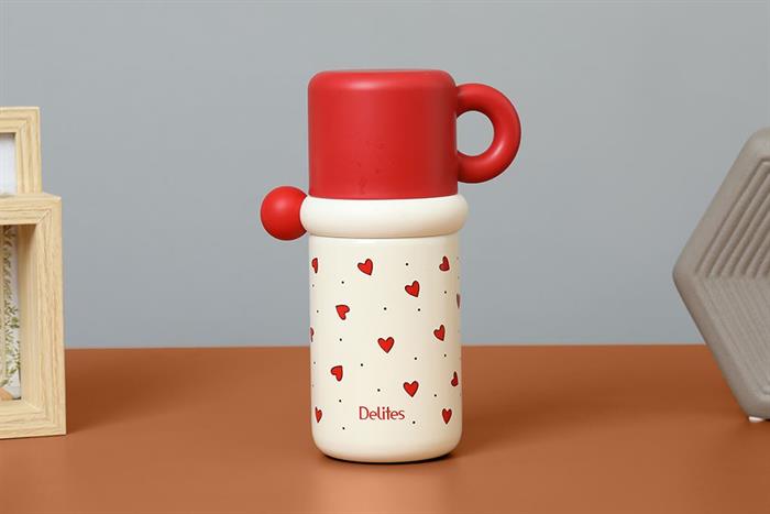 Bình giữ nhiệt Inox 350 ml Delites XB-25172 Màu Đỏ