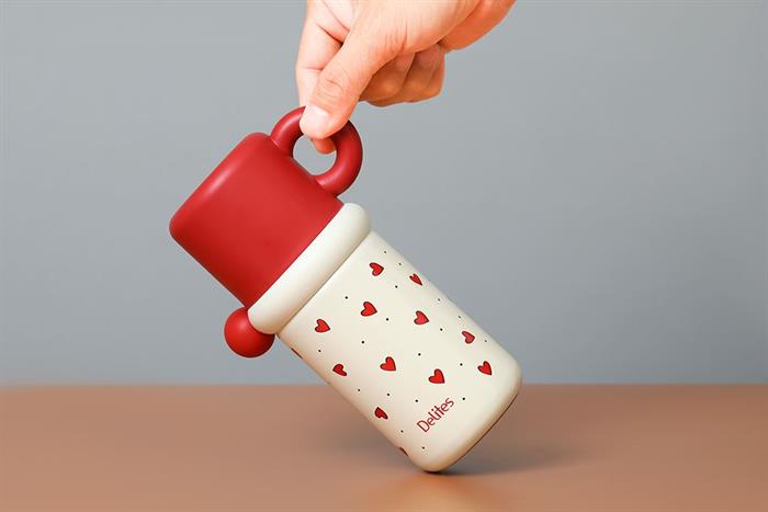 Bình giữ nhiệt Inox 350 ml Delites XB-25172 Màu Đỏ