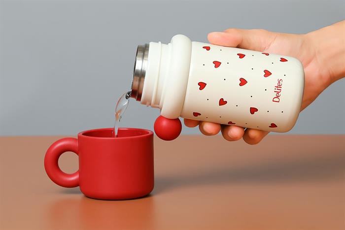 Bình giữ nhiệt Inox 350 ml Delites XB-25172 Màu Đỏ