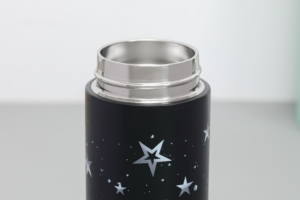Bình giữ nhiệt Inox 370 ml Delites XB-24110 Đen Màu Đen