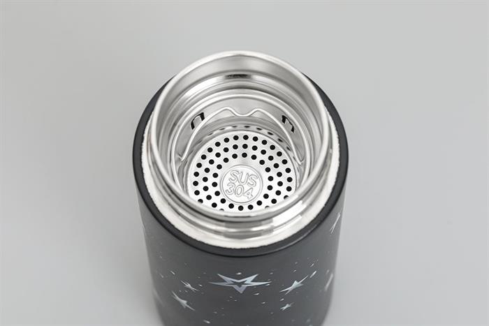 Bình giữ nhiệt Inox 370 ml Delites XB-24110 Đen Màu Đen