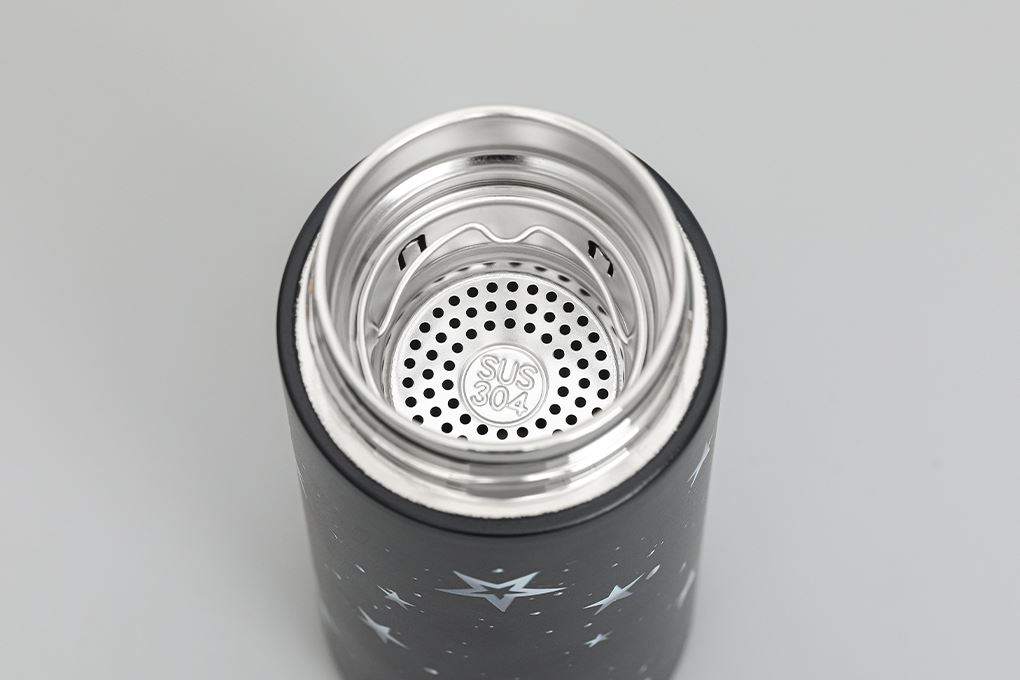 Bình giữ nhiệt Inox 370 ml Delites XB-24110 Đen Màu Đen