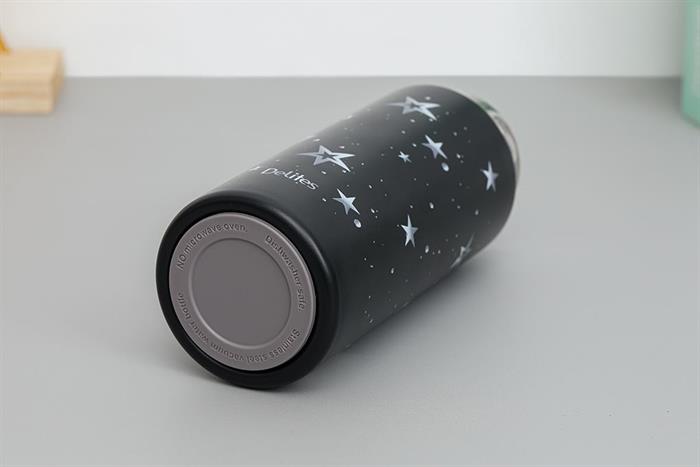 Bình giữ nhiệt Inox 370 ml Delites XB-24110 Đen Màu Đen