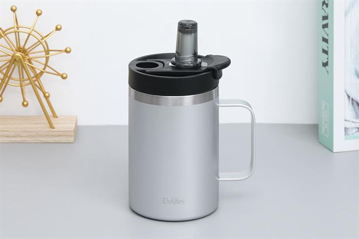 Ly giữ nhiệt Inox 530 ml Delites XB-24187 Bạc Màu Bạc