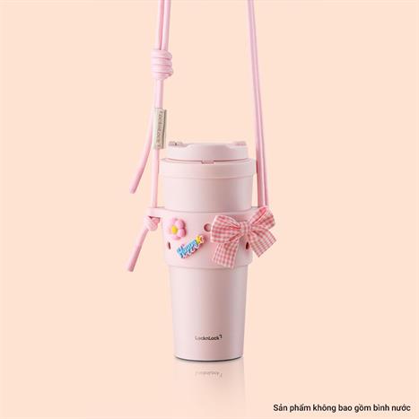Quai đeo bình nước Lock&Lock TLL076LPIK Màu Hồng